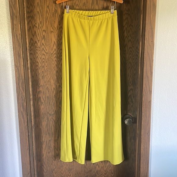 Saints Yellow Wide Leg Pant - Picture 1 of 4